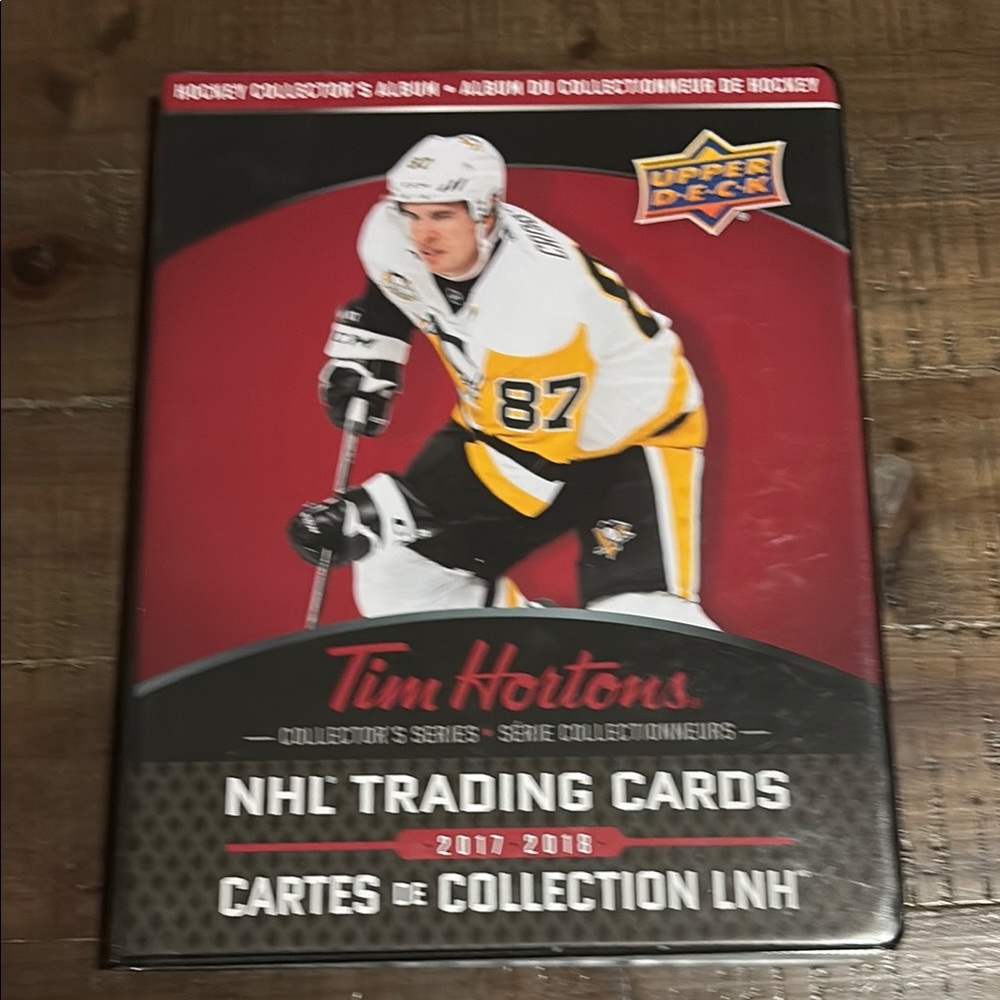 Tim Hortons 2017-2018 Complete Master Set Upper Deck NHL Trading Cards Album